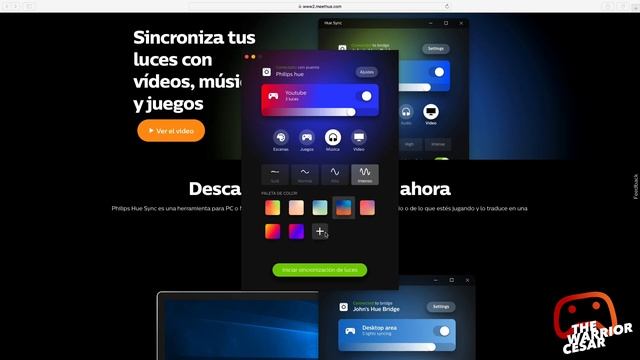 Cómo usar Philips Hue para musica y video en PC o Mac con Hue Sync | T&C смотреть онлайн