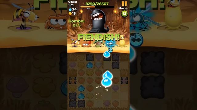 Best fiends level 87 walkthrough android gameplay смотреть онлайн