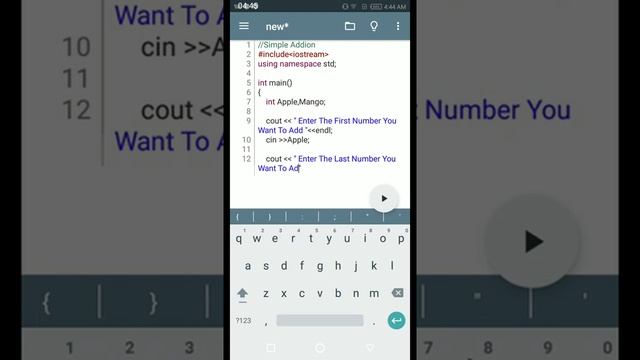 How To Create A Simply Addition Calculator On Your Phone Using Cxx App. смотреть онлайн