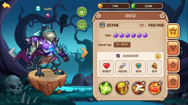 IDLE HEROES MOD - JULY #9 | Lutz 10 Star | Kim Cuong смотреть онлайн