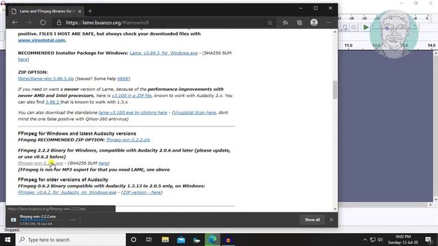 How To Install FFmpeg Codec Library For Audacity смотреть онлайн