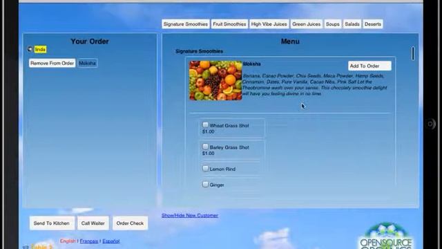 Restaurant self ordering system using iPad, android, browser.mp4 смотреть онлайн