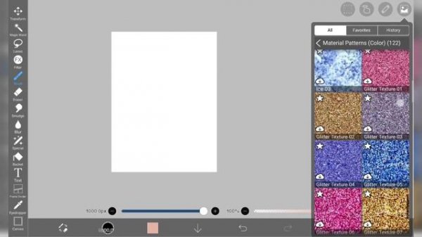 How to add texture to your artwork in IBIS PAINT X, Beginners IBIS PAINT X tutorial, Canvas texture