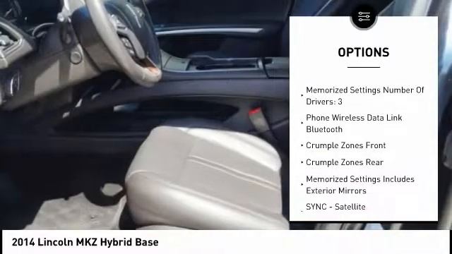 2014 Lincoln MKZ Hybrid Houston TX 7C224A смотреть онлайн