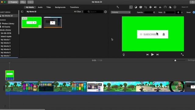 HOW TO USE A GREEN SCREEN IN IMOVIE - JULY 2018 (NEW)
