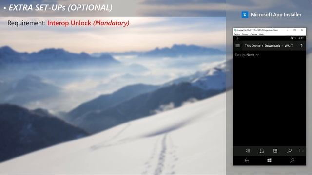 Microsoft App Installer (First-party package installer) смотреть онлайн