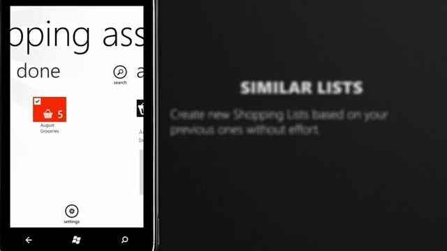 DevArts Shopping Assistant for WP7 смотреть онлайн