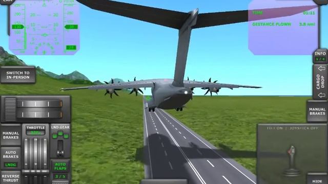 Landing an A400M on the highway смотреть онлайн