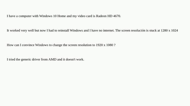 Radeon HD 4670 Driver For Windows 10