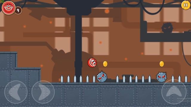 Несносный КРАСНЫЙ ШАР против злодеев в масках #8. Мрачная фабрика 2. Мультик Red Ball Hero смотреть онлайн