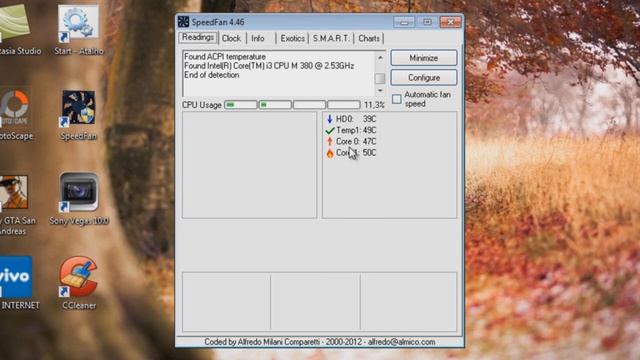 Como saber a temperatura do PC - SpeedFan [HD] смотреть онлайн