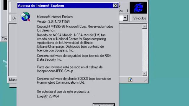 Windows 95 OSR 2.1 (Spanish) on VMWare Player смотреть онлайн