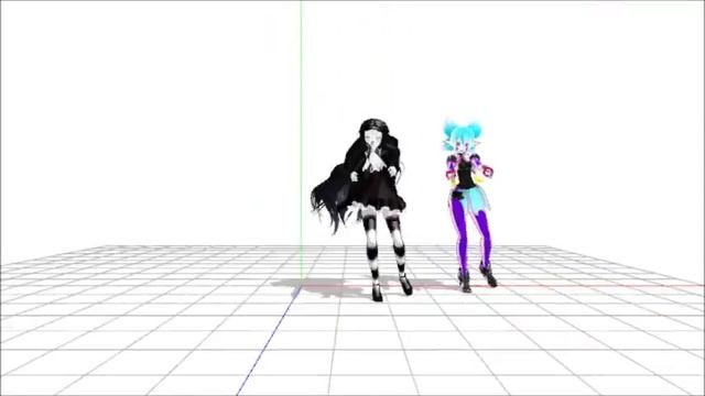 Gangnam Style [MMD] ft Candy Cane and Laughing Jill смотреть онлайн