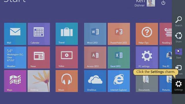 Personalizing the Start Screen in Microsoft Windows 8 (Lesson 3.1) смотреть онлайн