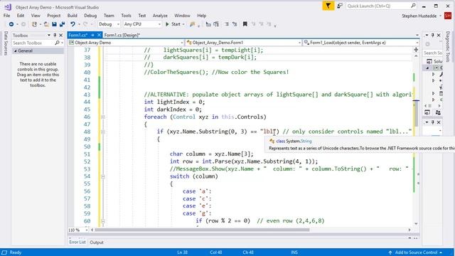 C#/Xamarin Cohort 06F - Object Arrays смотреть онлайн