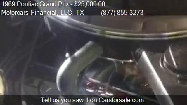 1969 Pontiac Grand Prix for sale in Headquarters in Plano, смотреть онлайн