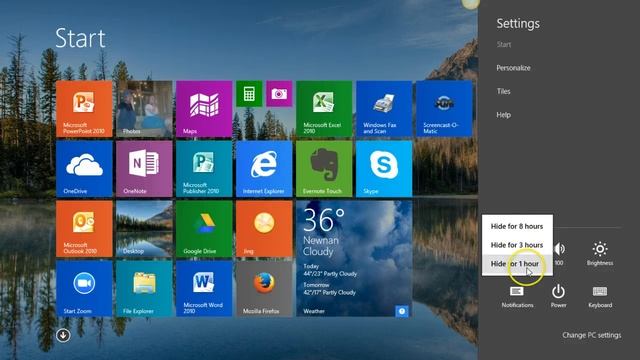 Windows 8.1 (Charms Menu) смотреть онлайн