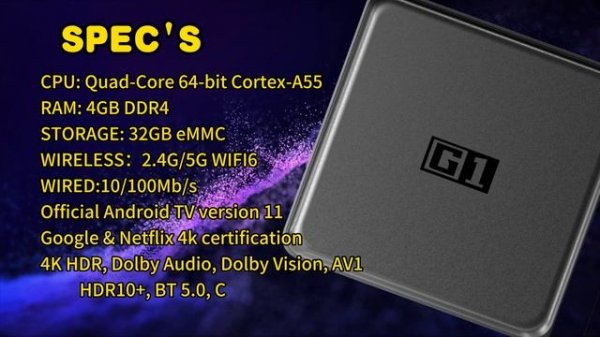 2024 Kinhank G1 Android TV box Full Specs and Setup-With a game controller