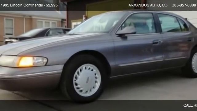 1995 Lincoln Continental - for sale in FORT LUPTON, CO 80621 смотреть онлайн