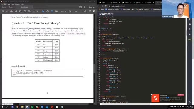 CS1010E [2120] T19 Week 5 Tutorial смотреть онлайн