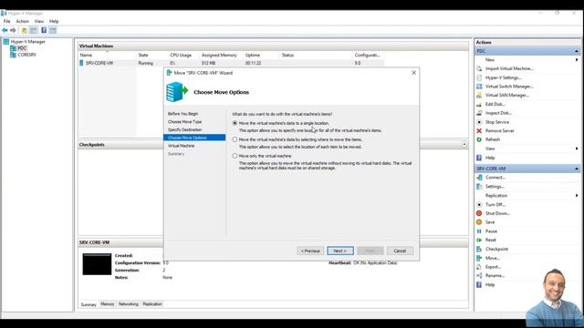 41 - (Hyper-V - 3 ) Live Migration , Export & Import - Windows Server -Arabic - Mohamed Zohdy - عرب смотреть онлайн
