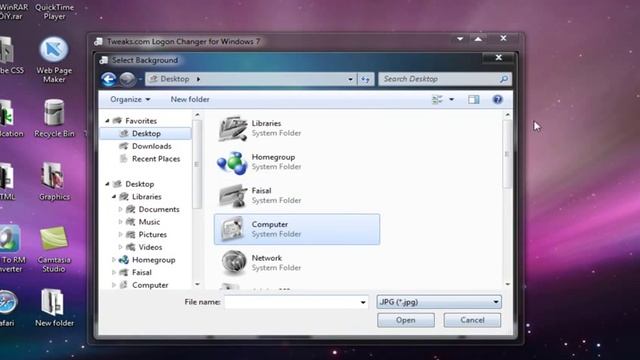 Change you Windows 7 Login Screen Background смотреть онлайн