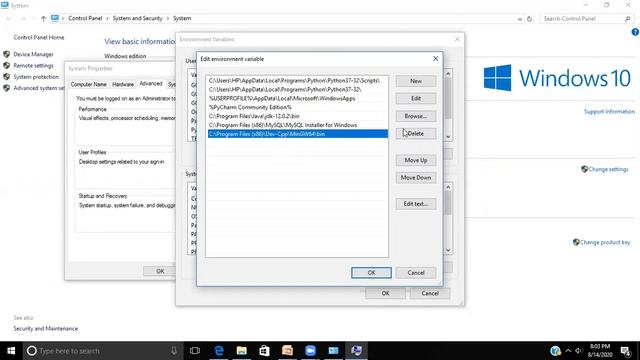 C Language 1.4 | installing mingw on windows 10 in Hindi | How to run a C Program in cmd смотреть онлайн