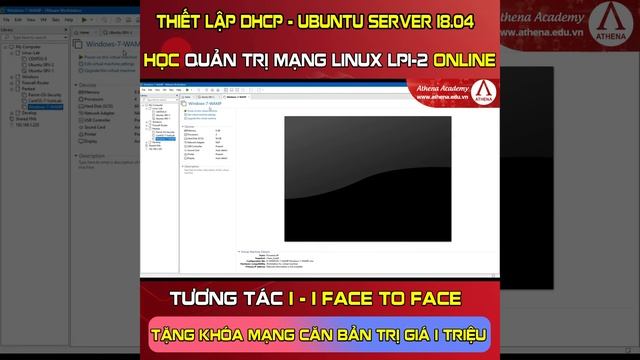 Thiết Lập DHCP - Ubuntu Server 18.04 - Học Online Linux 2 Tương tác 1-1 смотреть онлайн