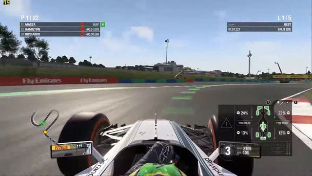 F1 2016-Hungaroring- Logitech Driving Force GT- ASUS STRIX GTX 1060 6GB смотреть онлайн