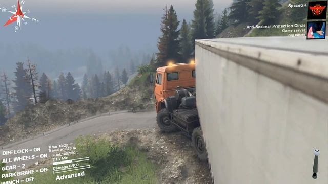 SpinTires Multiplayer || The Hill - E01 || Epic Rollover!!! смотреть онлайн