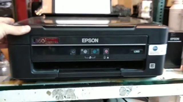 Service Epson L350 Reset & L360 Hasil Jelek