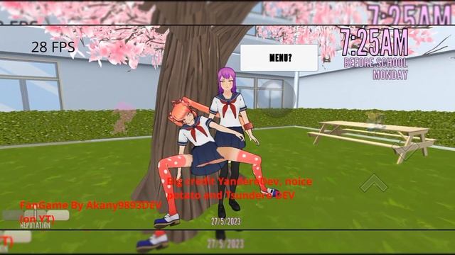 Yandere Simulator Fan Game 🌟Akany Love Life🌟 #anime #yanderesimulator #game смотреть онлайн