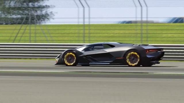Lamborghini Terzo Millennio Test Run on Silverstone смотреть онлайн