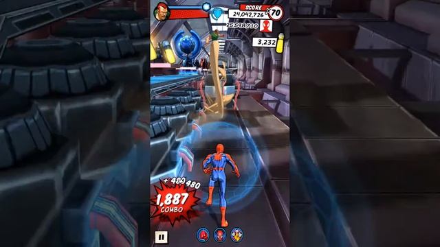 Spider-Man Unlimited 39.6 Million Unlimited Mode Run смотреть онлайн