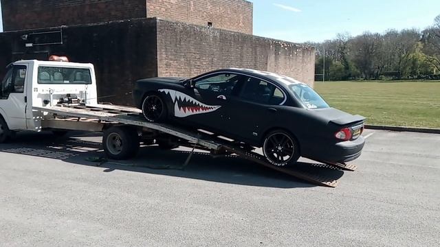 "Custom" Jaguar X-Type makes its final journey смотреть онлайн