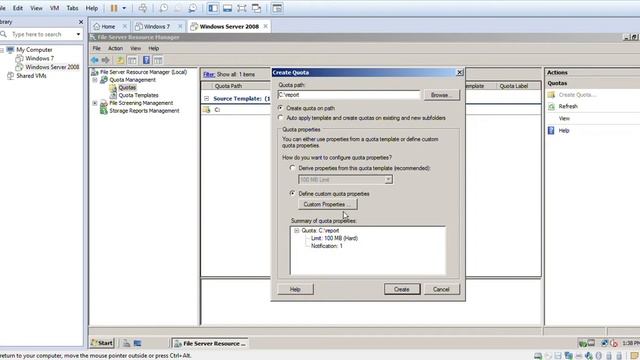 File server resource manager Demo смотреть онлайн