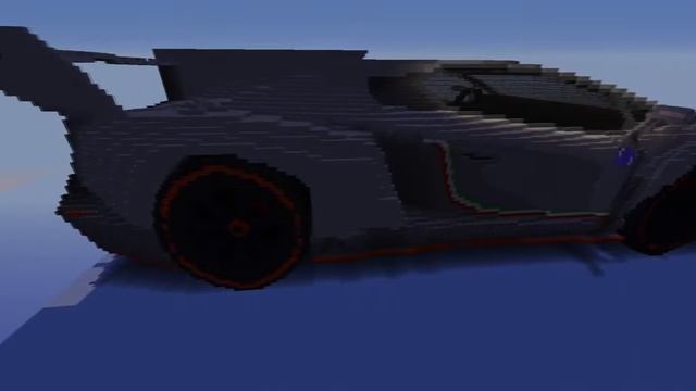Minecraft 3D Car Lamborghini Veneno смотреть онлайн