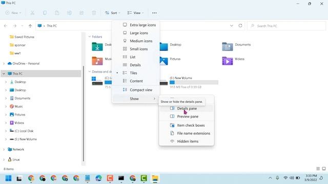 How to Enable 'Details Pane' in File Explorer on Windows 11 смотреть онлайн