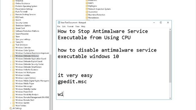 how to disable antimalware service executable CPU windows 10 смотреть онлайн