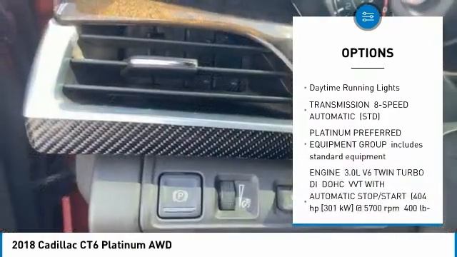 2018 Cadillac CT6 1814825