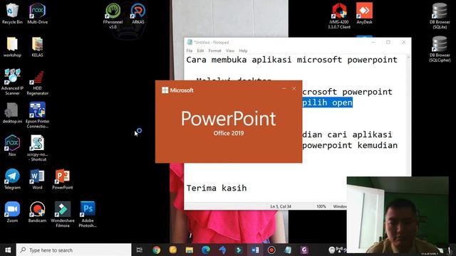 Cara Membuka aplikasi powerpoint di windows 10 - Tutorial PowerPoint 2019 смотреть онлайн