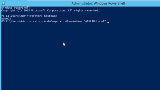 Add Machine to Domain with PowerShell смотреть онлайн