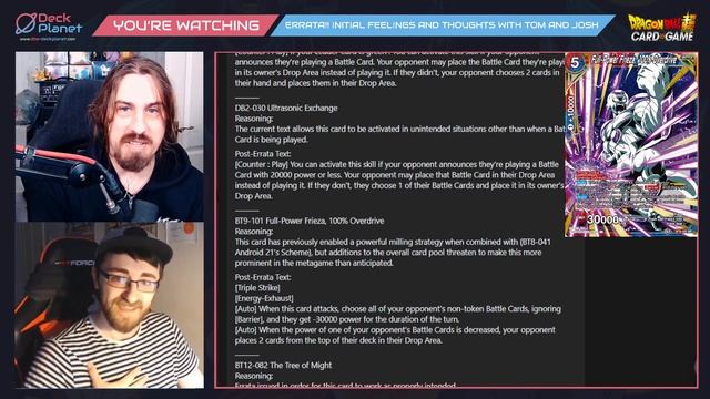 Emergency Errata List // Android 18 Mill DEAD?? Punctuation matters! смотреть онлайн