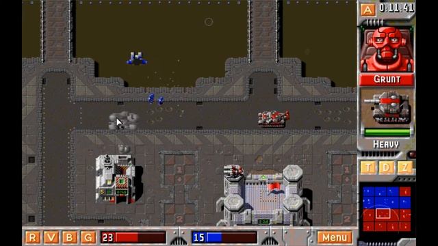 Z - PC MS-DOS (1996) - Level 18 Bridge Game - DOSBox 0.74 Emulator - English Gameplay Windows 10 смотреть онлайн