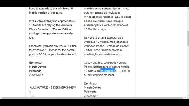 Minecraft PE receberá uma atualização grátis para windows phone !! смотреть онлайн