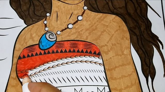 Moana Coloring Page Video - Disney Princess Coloring Pages