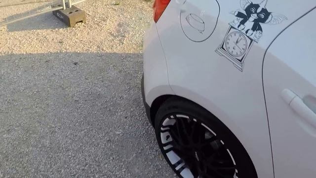 Seat Ibiza 6J compact car Sabi tuning show car with thule jet box Oxigin wheels walkaround K1625 смотреть онлайн