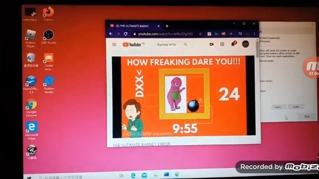 Barney Error Has BSOD (Windows 7 And Windows 10 BSOD) смотреть онлайн