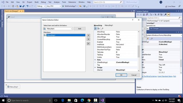 Un3 13 Menu design using menustrip control смотреть онлайн