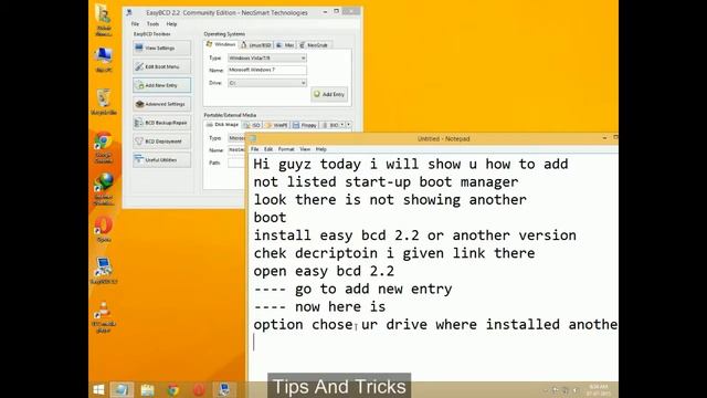 How To Add Non Listed Start-up boot Manager !!Fix!! смотреть онлайн